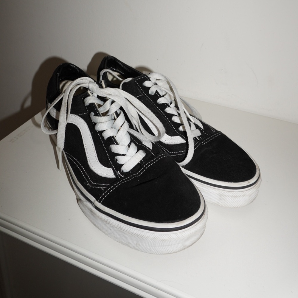 Vans Black and White Women's Sneakers